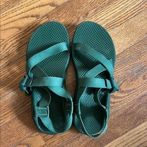 Chaco Z Strap Monochrome Green Sandals